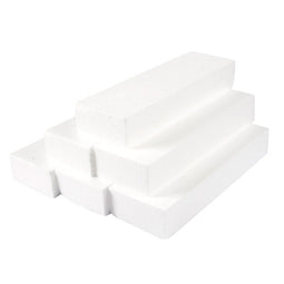 Foam Rectangle, Arts and Crafts Supplies (12 x 6 x 2 In, 6-Pack