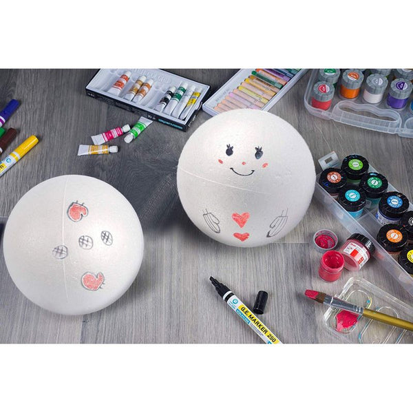 Juvale Foam Balls for Crafts (7.5 in, 2 Pack)