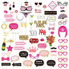 Bachelorette Party Decorations, Photo Booth Props (72 Pieces)