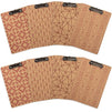 Juvale Pattern Wooden Cute Clipboards with Low Profile Clip (Letter Size, 8 Pack)