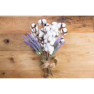 Cotton Flowers, Farmhouse Decor (16 In, 4-Pack)