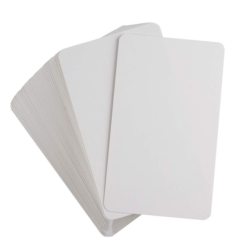 Shiny Index Cards, Blank Flash Cards Unruled for Studying (3 x 5 In, 200 Pack)