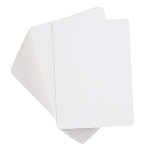 NUOBESTY 200 Pcs Blank Playing Cards DIY Game Cards Note  Supply Playing Cards to Write on Blank Deck of Cards Blank Poker Cards  Printable Flash Cards Coated Paper Thicken Message