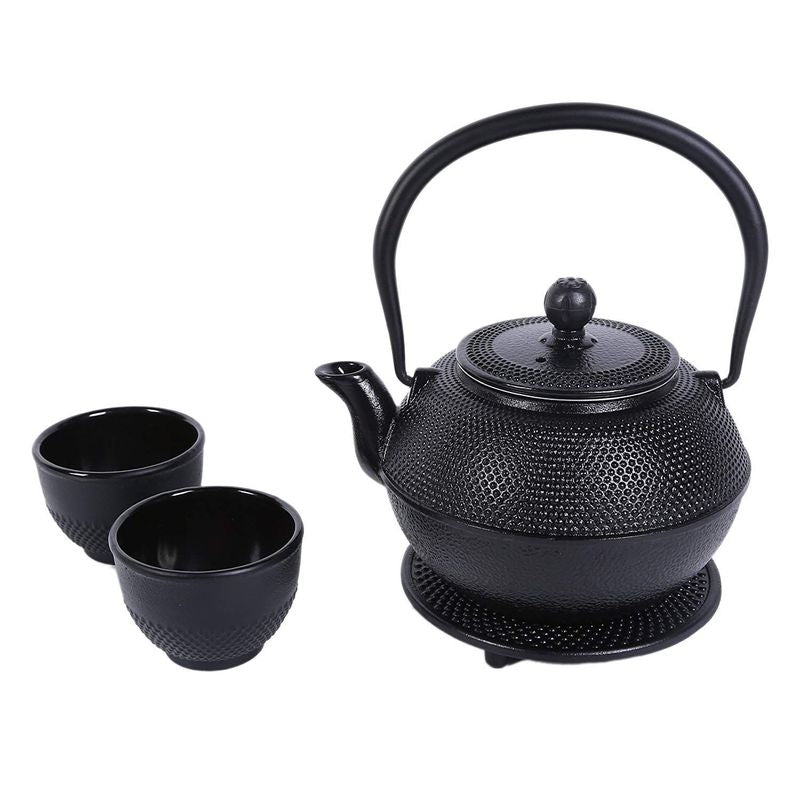 Black cast iron Tea Pot