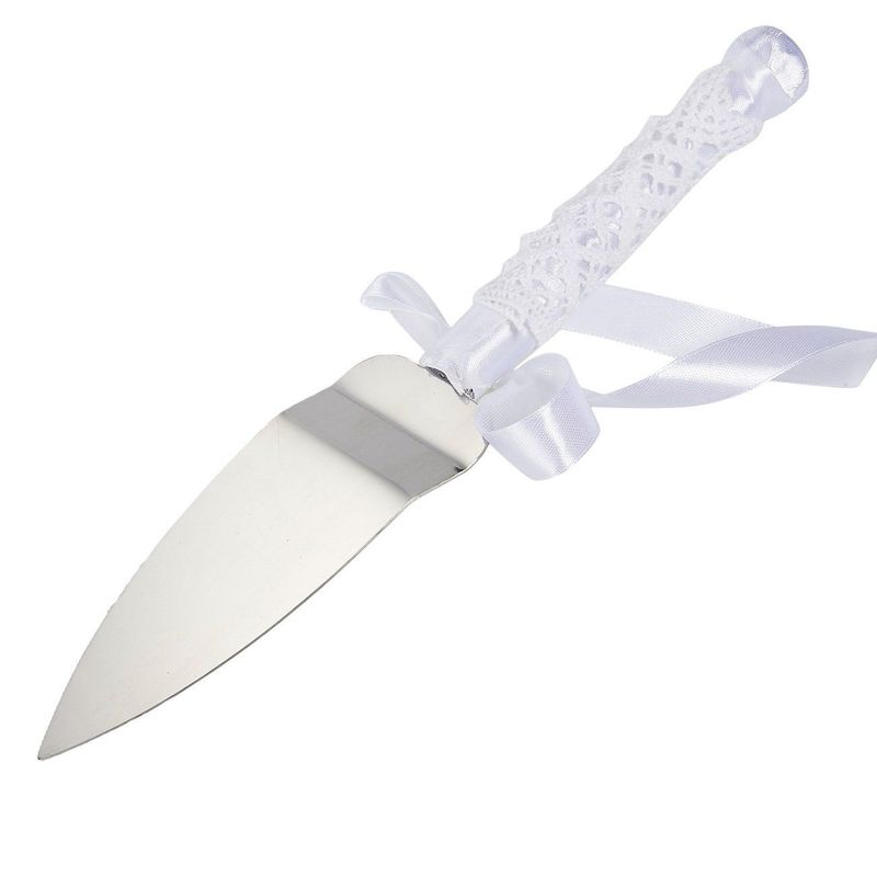 Rustic Burlap Wedding Cake Knife and Server Set for Party Decoration, Gift  Idea | eBay