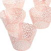 Lace Cupcake Wrappers, Laser Cut (Pink, 100 Pack)