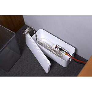 Cable Management Box, Power Strip Cover (15.94 x 5.31 Inches)