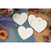 Juvale Wood Heart Cutouts for Valentine's Crafts, Wedding Decorations (3.1 x 3.5 in, 24 Pack)