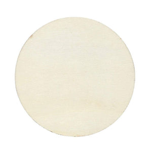 Unfinished Wood Circle - 24-Pack Round Natural Rustic Wooden Cutout for Home Decoration, DIY Craft Supplies, 4-inch Diameter, 0.1 inch Thick