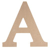 Wooden Letter A for Crafts and Wall Decor (11.6 in)