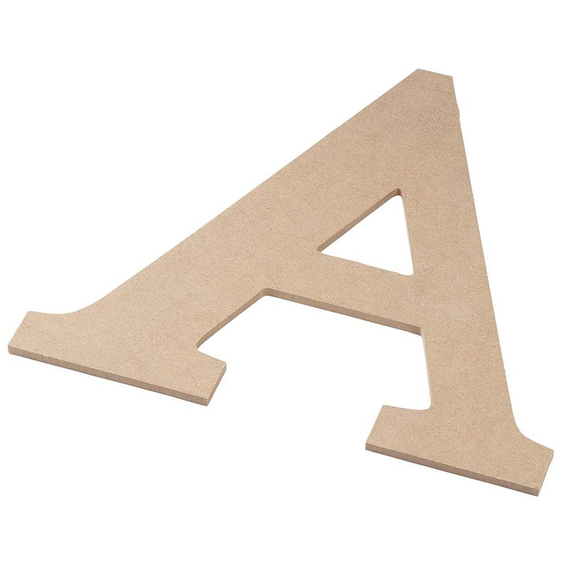Wooden Letter A for Crafts and Wall Decor (11.6 in)