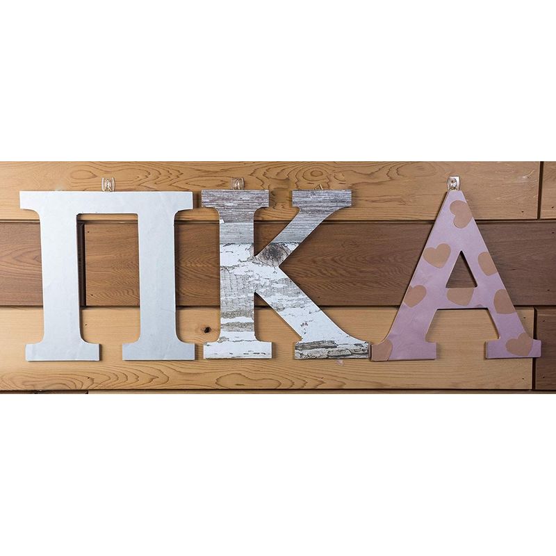 Juvale Unfinished Wooden Letters, Greek Letter K for Kappa (11.6 in.)