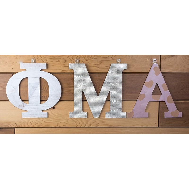 Juvale Wooden Letter M for Crafts and Wall Decor (12 in)