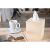 Wood Tissue Box Cover (5 x 5 x 5.8 in)