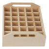 Wooden Essential Oil Box Organizer, Holds 30 Bottles (8.5 x 3 In)