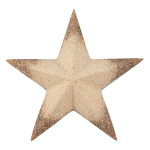 12 Pieces Wooden Stars for Crafts, Star Cutouts (3 x 3 x 1 in)