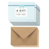 36-Pack Paper Gift Certificates - Gift Cards for Businesses, Personal Gift-Giving, Seasonal Holiday Use, 36 Brown Kraft Paper Envelopes Included - 4 x 6 Inches