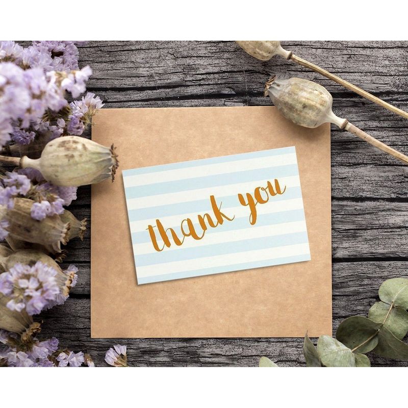 Blank Cards and Envelopes 4x6, 30 Set Blank Note Cards Thank You