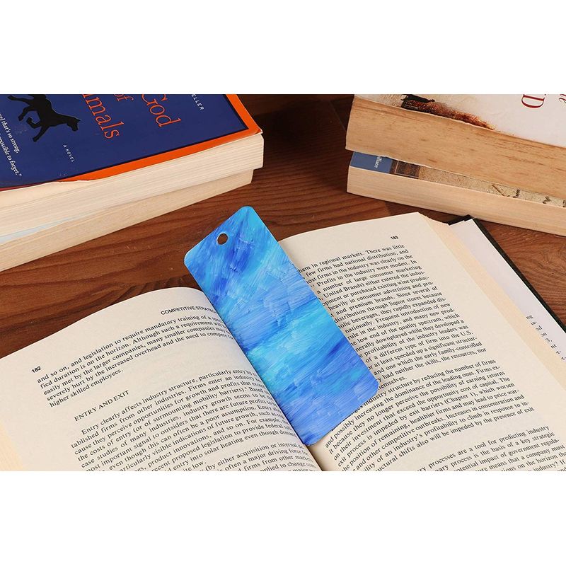 Sinmoe Blank Bookmarks Cardstock Paper Bookmarks Colorful Tassels Craft DIY  Bookmarks Bulk Blank Book Marks for Kids Classroom Projects Gifts Tags