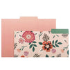 Decorative File Folders with Floral Designs, Letter Size (9.5 x 11.5 in, 12 Pack)