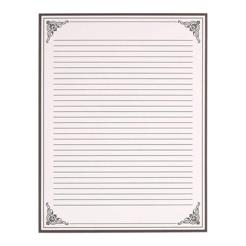 Printable Letter Paper Letter Writing Paper Decorative - Etsy