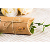 Small Kraft Pillow Boxes with Jute String for Candy, Party Favors (4.7 x 2.2 In, 100 Pack)