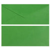 Business Envelopes - 96-Pack #10 Envelopes, V-Flap Envelopes for Holiday, Office, Checks, Invoices, Letters, Mailings, Windowless Design, Gummed Seal, Christmas Green, 4-1/8 x 9-1/2 Inches