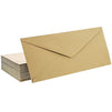 60 Pack #12 Kraft Business Envelopes in Bulk for Letter Mailing, 4 3/4 x 11 Inches, Brown