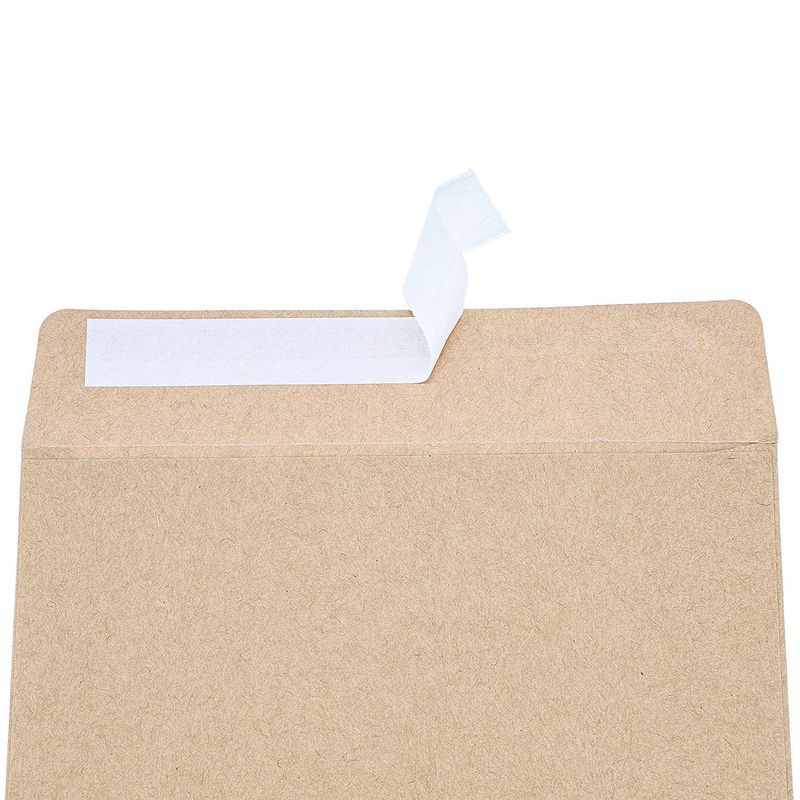 Juvale 120-Pack 6 x 9 Inch Self Seal Kraft Catalog Envelopes