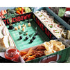 Sport Stadium Party Snack Tray for Football Party, Game Day (25 x 4.5 x 20.5 In)