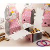 Cat Party Favor Boxes - 24-Pack Paper Treat Boxes with Die-Cut Princess Kitty, Cute Cat Themed Gable Boxes, Goodie Gift Loot Boxes, Girls Birthday Party Supplies, 3.5 x 3.5 x 8 Inches