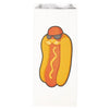 Paper Hot Dog Bags for Carnival and Party Supplies (4 x 8 x 1.5 Inches)