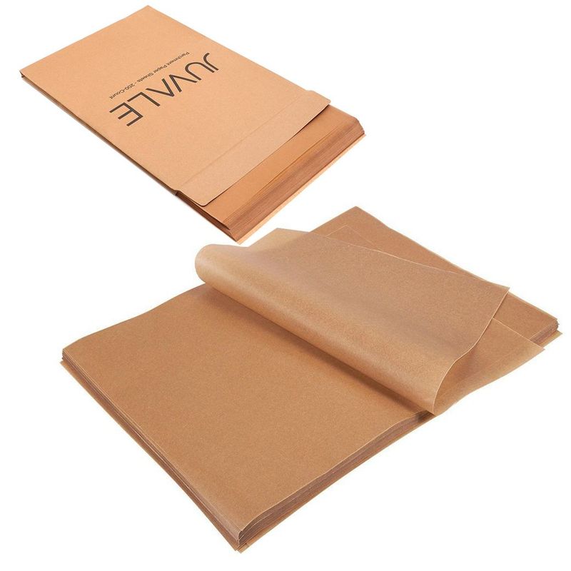 Juvale Parchment Paper 100 Pack - Full Size Precut Unbleached Parchment  sheets - 16 x 24 Inches