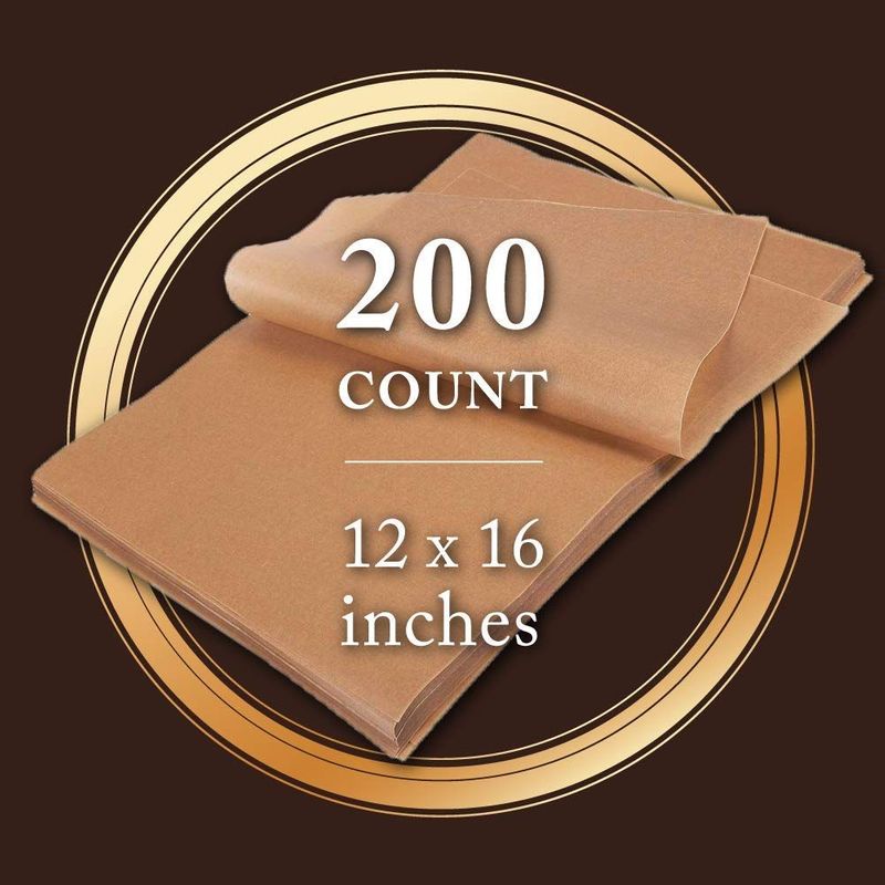 Juvale 100 Pack Square Unbleached Parchment Paper Sheets For Baking, Brown,  16 X 24 : Target