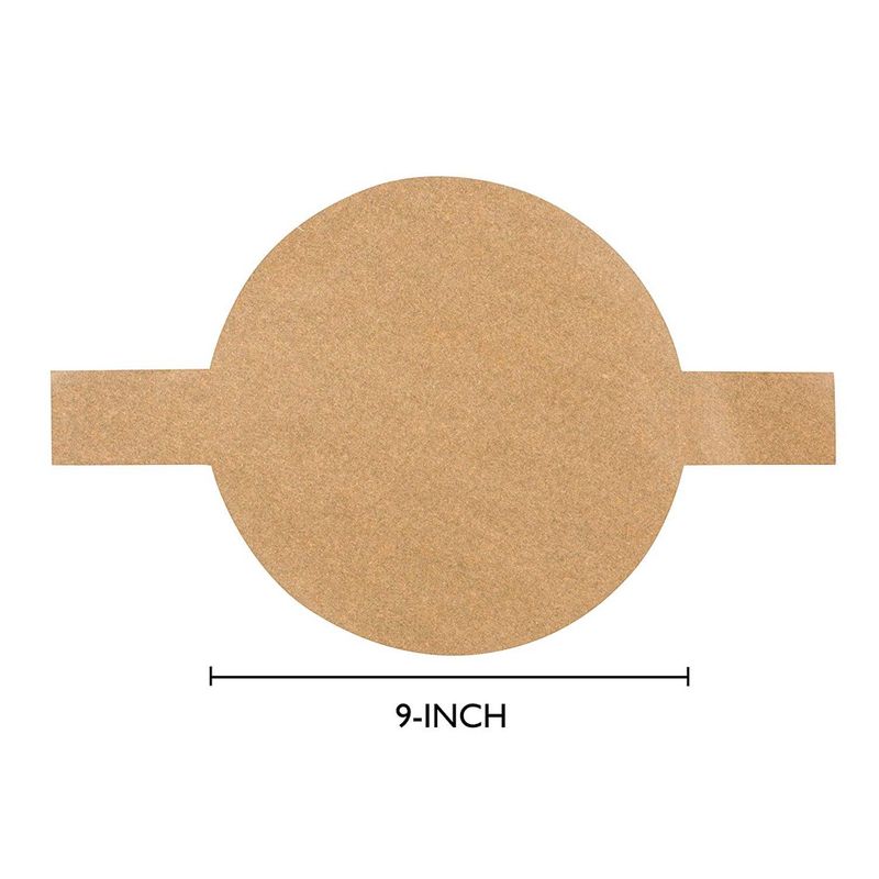 Frieling Parchment paper/pan liners, unbleached 9 round double
