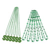 Shamrocks and Dollar Sign Necklaces for St. Patrick's and Mardi Gras (12 Pack)