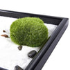 Juvale Zen Garden - Sand, Rock, and Rake for Relaxation and Meditation, for Zen Gardening, Black and White, 11.6 x 0.8 x 7.9 Inches