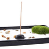 Juvale Zen Garden - Sand, Rock, and Rake for Relaxation and Meditation, for Zen Gardening, Black and White, 11.6 x 0.8 x 7.9 Inches