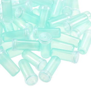 Juvale Floral Water Tubes Vials for Flower Arrangement and Floral Craft Supply - 200 Pack 1.6" Clear Blue