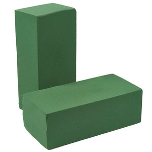 Juvale Floral Foam Block - 6-Pack Wet Foam Brick, Green Foam Flower Arrangement Supplies for Florist, Home Craft, 9 x 4 x 3 inches