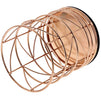 Juvale 2-Pack Rose Gold Metal Wire Makeup Brush Pencil Cup Holders, 3.5 x 3.5 x 4 Inches