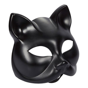 Cat Halloween Mask, Costume Accessories for Masquerade Parties (Black)