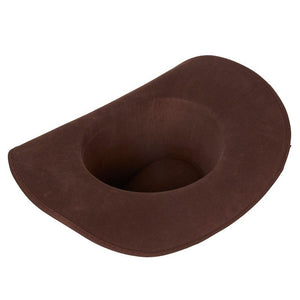 Juvale Novelty Felt Cowboy Sheriff's Hat - Fun Party Outfit Costume with Gold Braid for Halloween, Office Parties