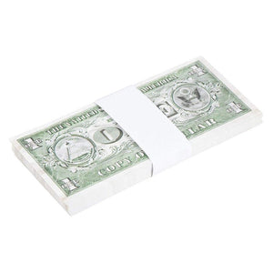 Juvale 300-Pack Blank White Paper Currency Money Band Straps, No Denomination Bill Wrappers, 7.8 x 1.2 Inches