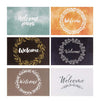 Welcome Note Cards with Envelopes, Floral Design, Blank Interior (4 x 6 In, 48 Pack)