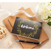 Welcome Note Cards with Envelopes, Floral Design, Blank Interior (4 x 6 In, 48 Pack)
