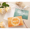 Welcome Note Cards with Envelopes, Floral Design, Blank Interior (4 x 6 In, 48 Pack)