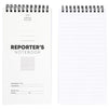 Reporter's Notebook, Spiral Notepad (8 x 4 Inches, 140 Sheets, 12-Pack)