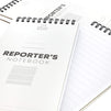 Reporter's Notebook, Spiral Notepad (8 x 4 Inches, 140 Sheets, 12-Pack)