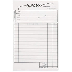 Juvale 2-Pack Carbonless Invoice Purchase Order Forms, 100 Sheets Each Pad, 5.5 x 8.5 inches